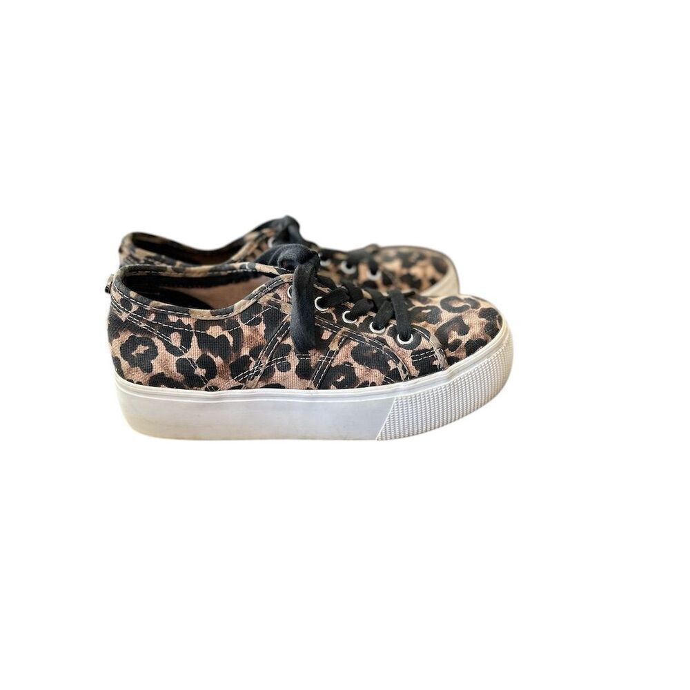 Steve Madden Emmi Women's Leopard Print Platform Sneakers Multicolor size 7 - Picture 7 of 16